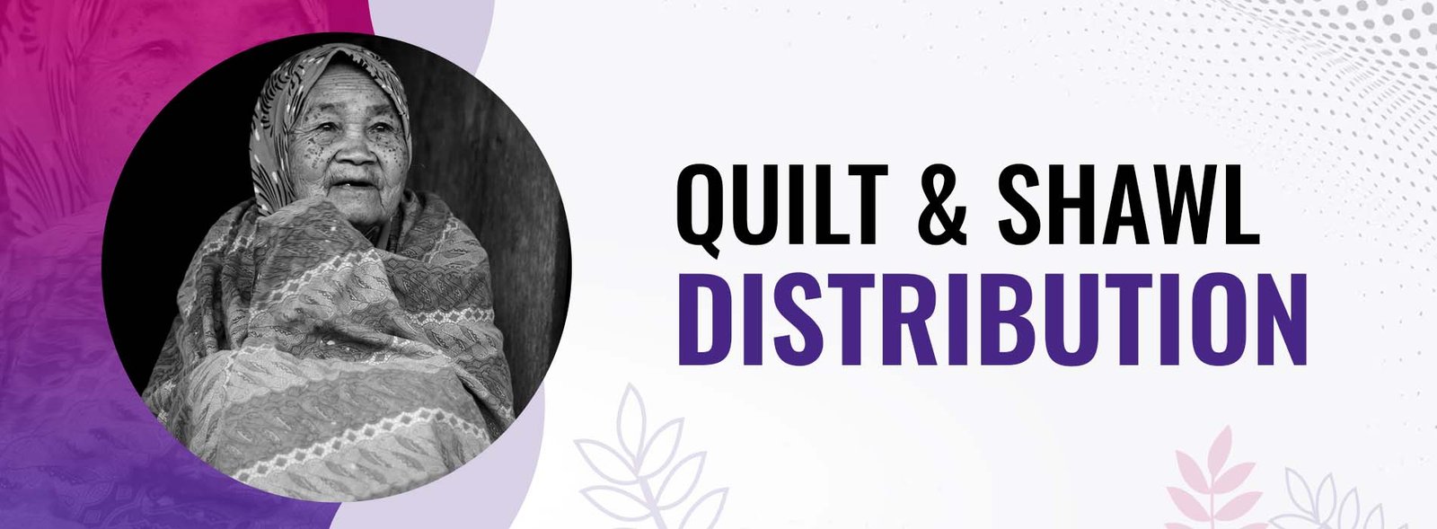 Donating quilt and shawls